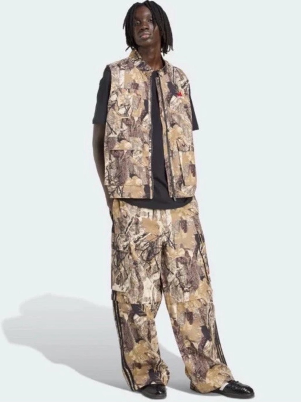 Adidas Originals Camo Vest Brown Green KD6258